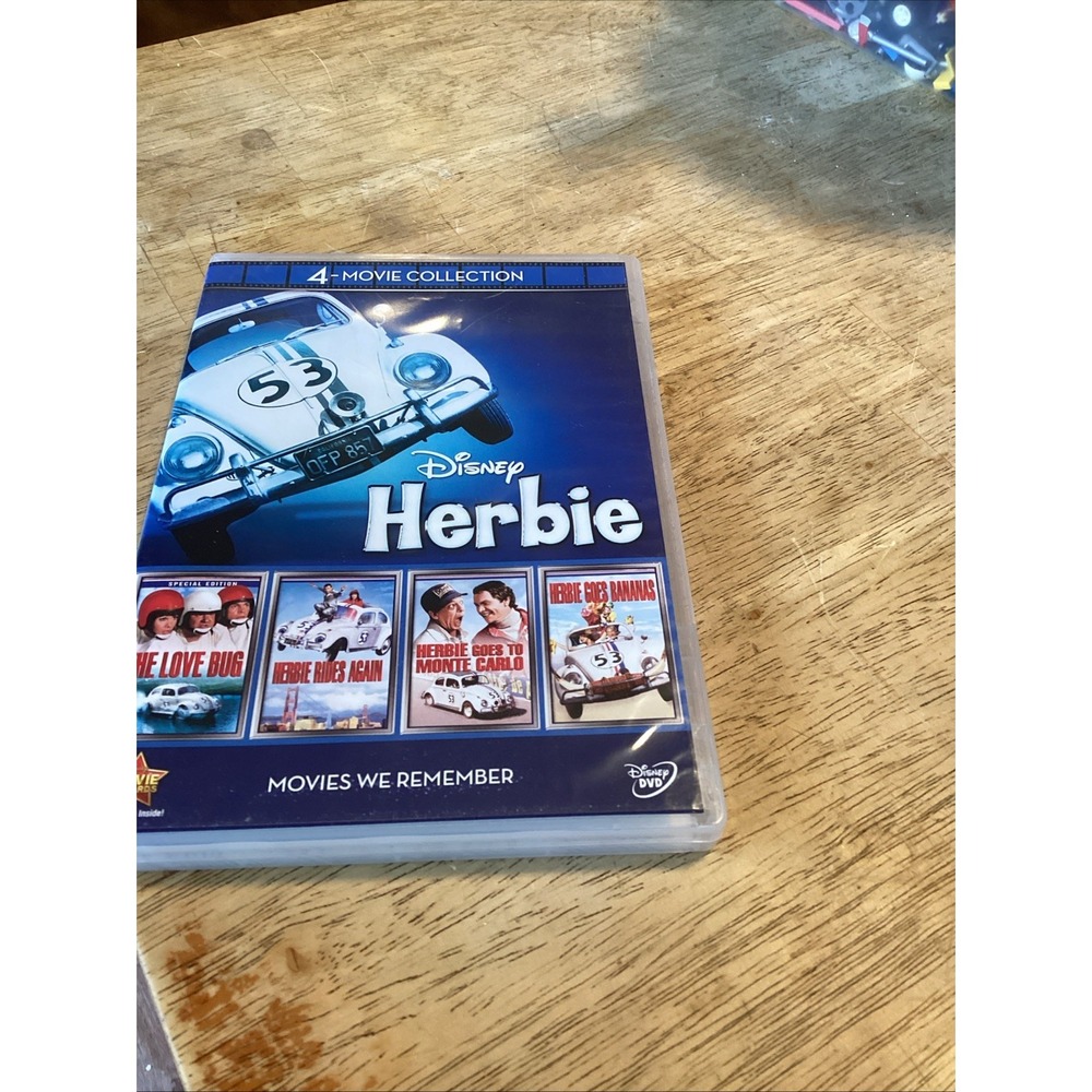 Disney Herbie 4-Movie Collection DVD 4-Disc Set Love Bug Monte Carlo 2012